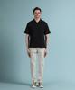 PANICALE Navy Johnny Collar Polo Shirt