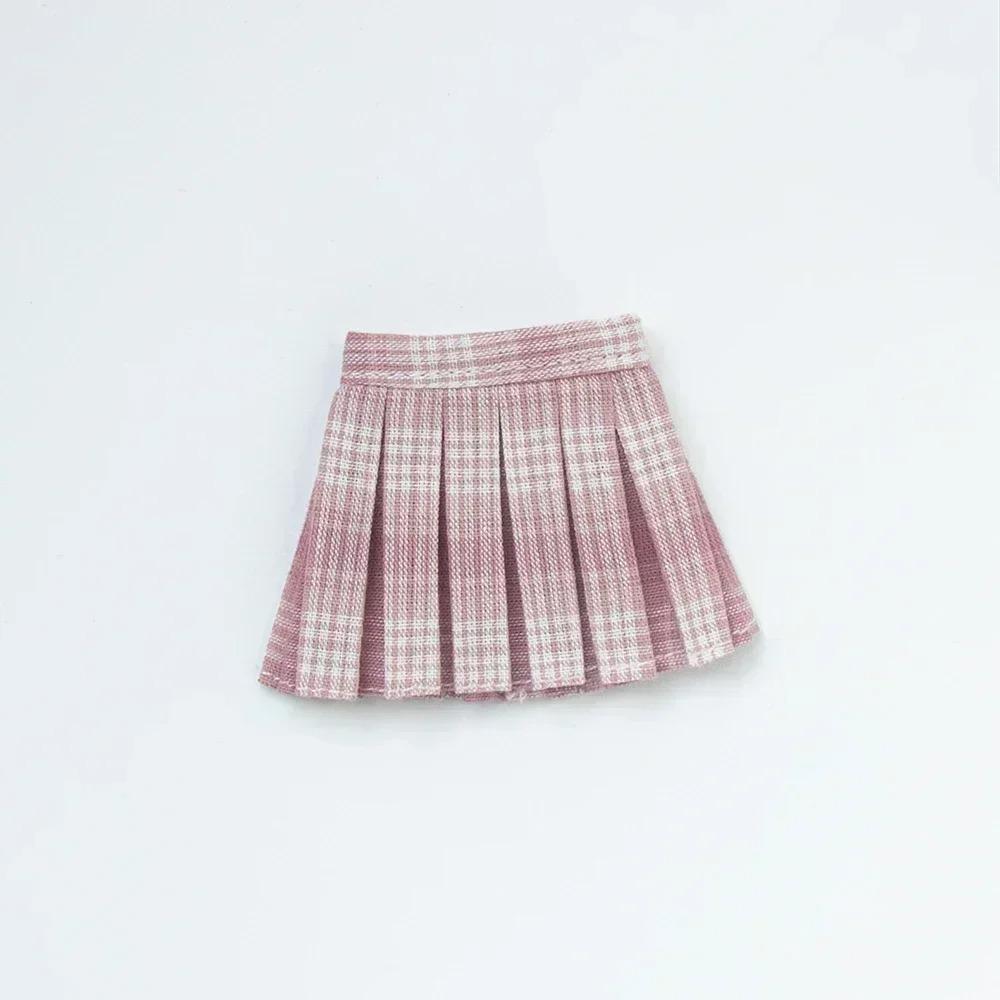 Blyth Clothes Mini skirt plaid cardigan pleated skirt student suit casual sweater jacket shirt Ymy Ob22 24 27 Doll Accessories