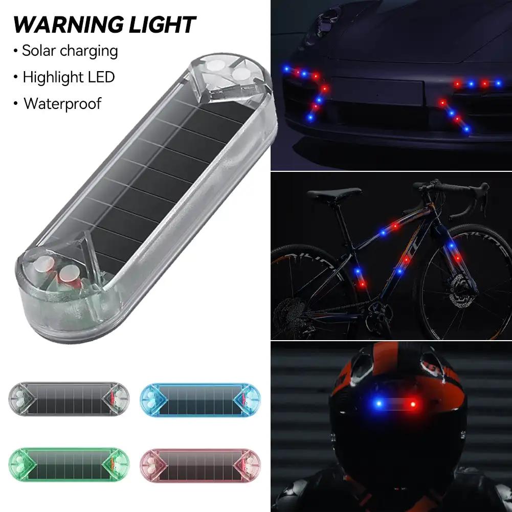 Strobe Signal Security System Universal Flash Warning LED Light Alarm Lamp Car Solar Power Simulation Fake Anti-theft Caution