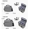 Water Resistant Camera Bag Shockproof Padded Interior Adjustable Shoulder Strap For Outdoor Photography Hiking Travel