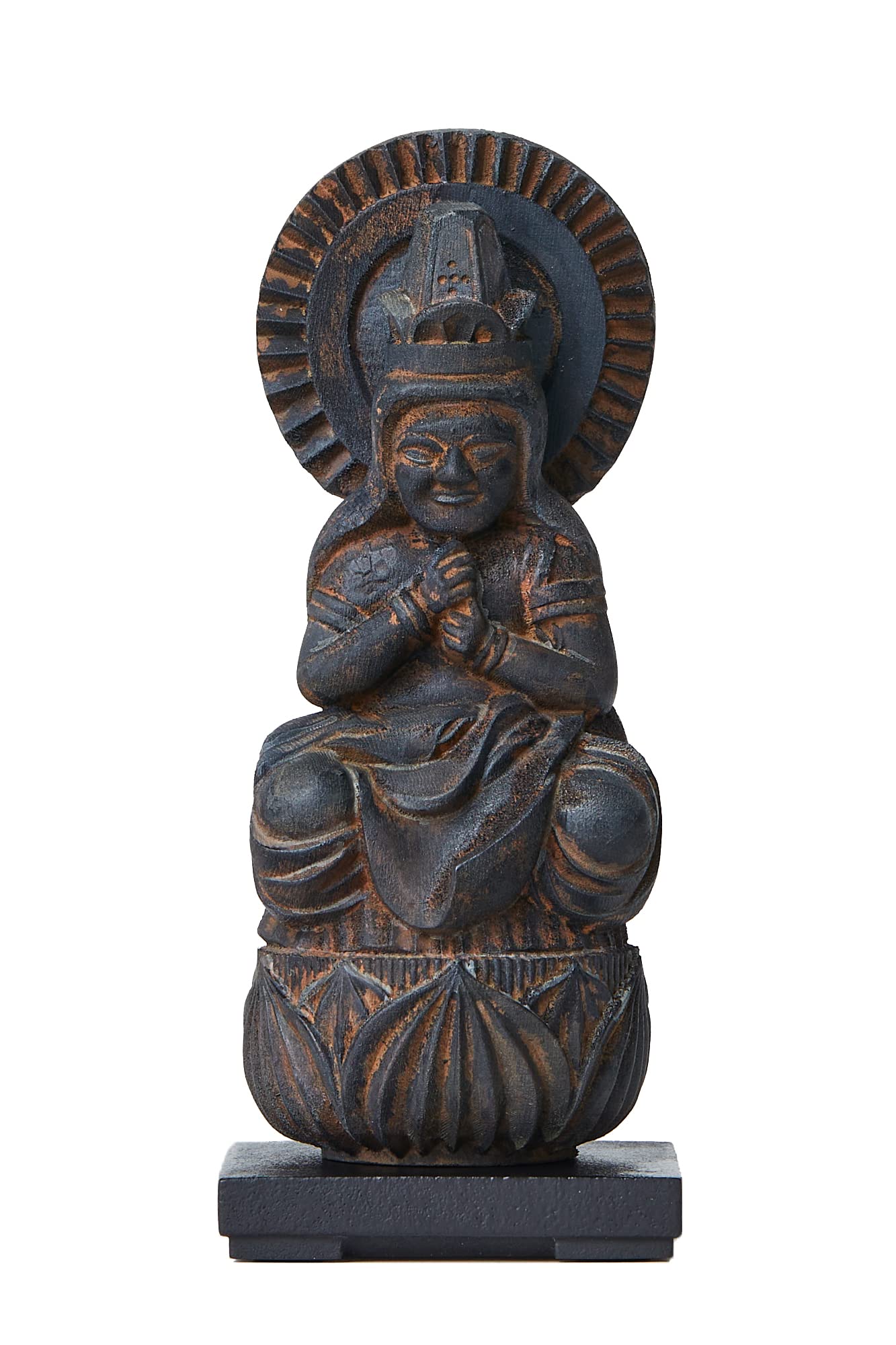 

ISM TanaCOCORO WOOD Dainichi Nyorai Деревянный Будда Деревянный Будда Резная Деревянная Статуэтка Будды Фигурка ISM tw3535 [Пальма] (Деревянный кипарис) _ (Дайнити