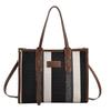 Bag Women's Large-capacity Popular New Fashion Simple Trendy Shoulder Canvas Class Commuter Tote Bag