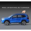 1/30 Subaru Forester SUV Alloy Muscle Car Model Sound and Light Pull Back Children's Toy Collectibles Birthday Gift