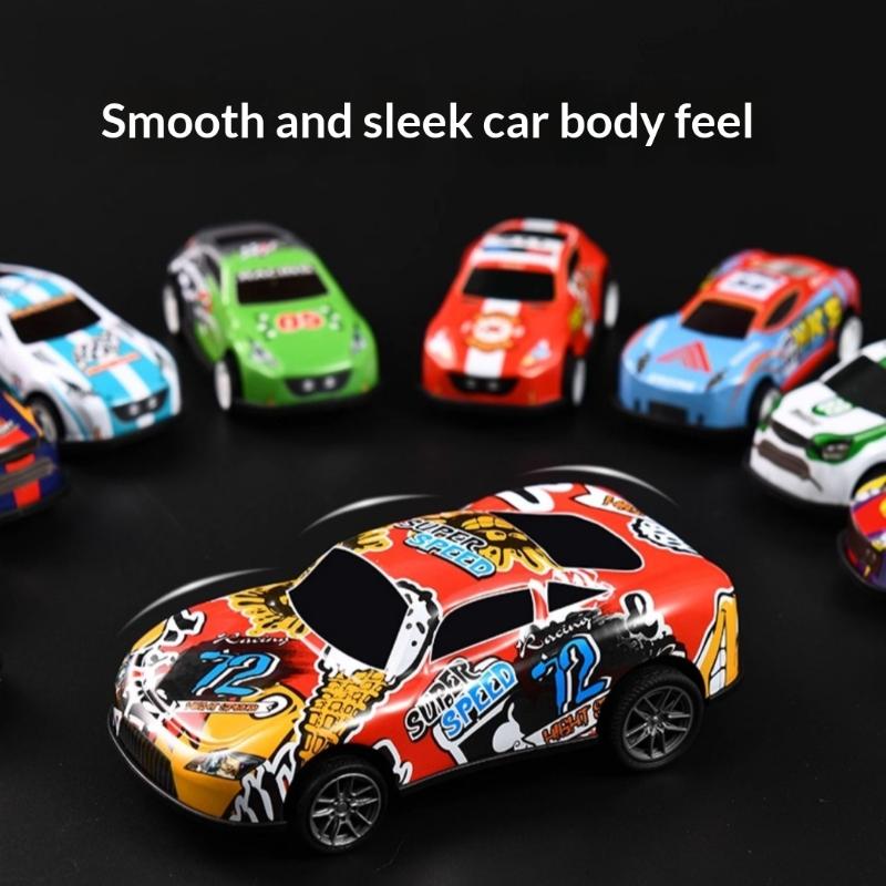 10/30/50Pcs Random Mini Alloy Car Model Diecast Cars Toys With Storage Box Christmas Gift For Kids Sliding Inertia Vehicle Toys