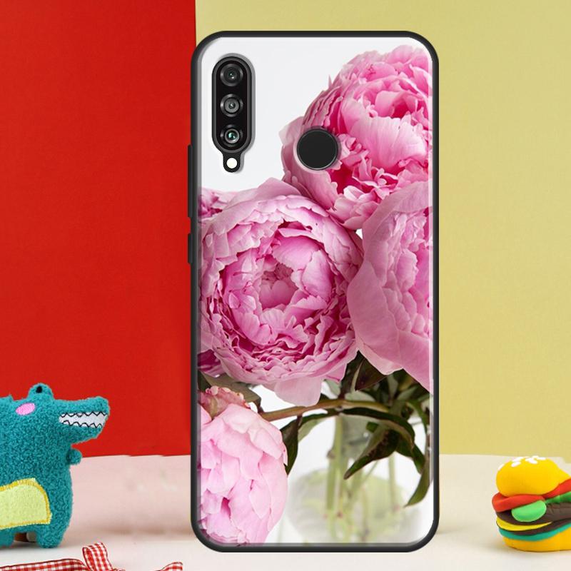 Peonies Beautiful Flower For Huawei Nova 5T 9 10 SE 12i 12s 11i Y91 Y90 Y60 Y70 Y72 Y61 P60 P30 Pro P20 P40 Lite Case