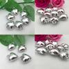 10 Pcs Heart Charm Pendants Plastic Beads Heart Charm for DIY Necklace Bracelet