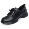 Fashion AIYUQI 2025 New Women's Leather Shoes Non-slip and Comfortable Work Shoes for Women Large Size Lace-up Oxford Shoes Female