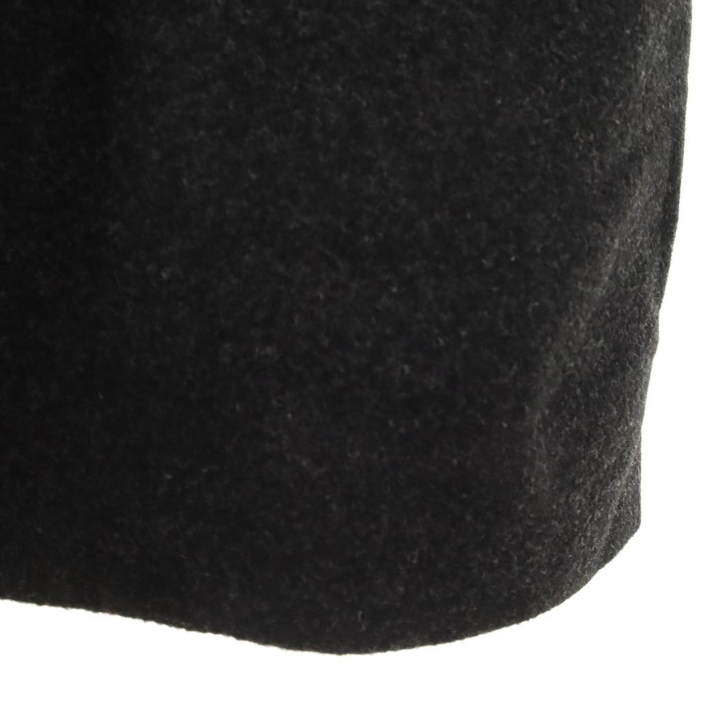 Schönheitsprodukte HERMES Hergestellt in Frankreich Wollmantel 38 grau Damen Gebraucht