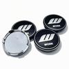 4 Stück W Work Logo Emblem Auto Radnabenkappen 65MM Clips 60MM Räder Radkappe Felge Radnabendeckel Staubschutz Ersatz Auto Zubehör