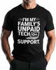 I'm My Family's Unpaid Tech Support Laptop Graphic T-shirt