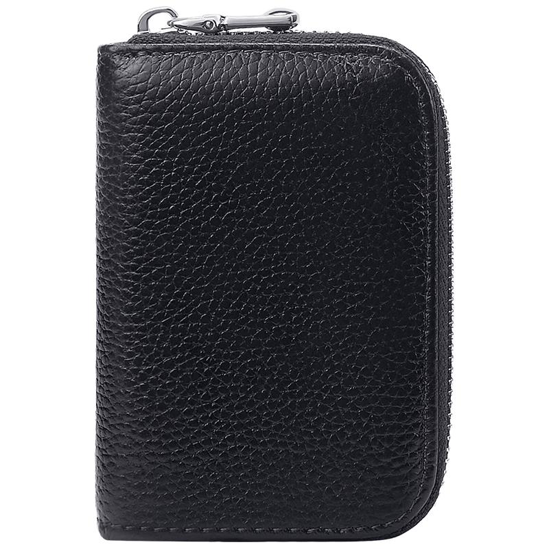 V.NINE Премиальный кожаный держатель для карт с защитой от скимминга и мини-кошелек