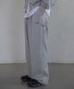 Iesn Pintuck Wide Carpenter Pants Gray