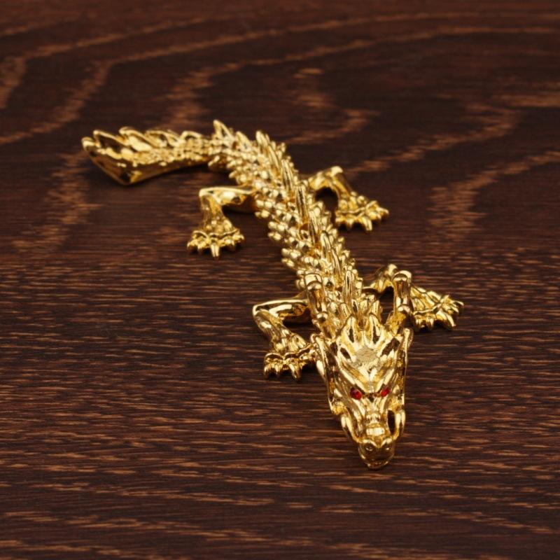 

Китайський стиль Старовинний Зодіак Мідна Рукоділля Рухома Прикраса Сплав Дракон Оптом