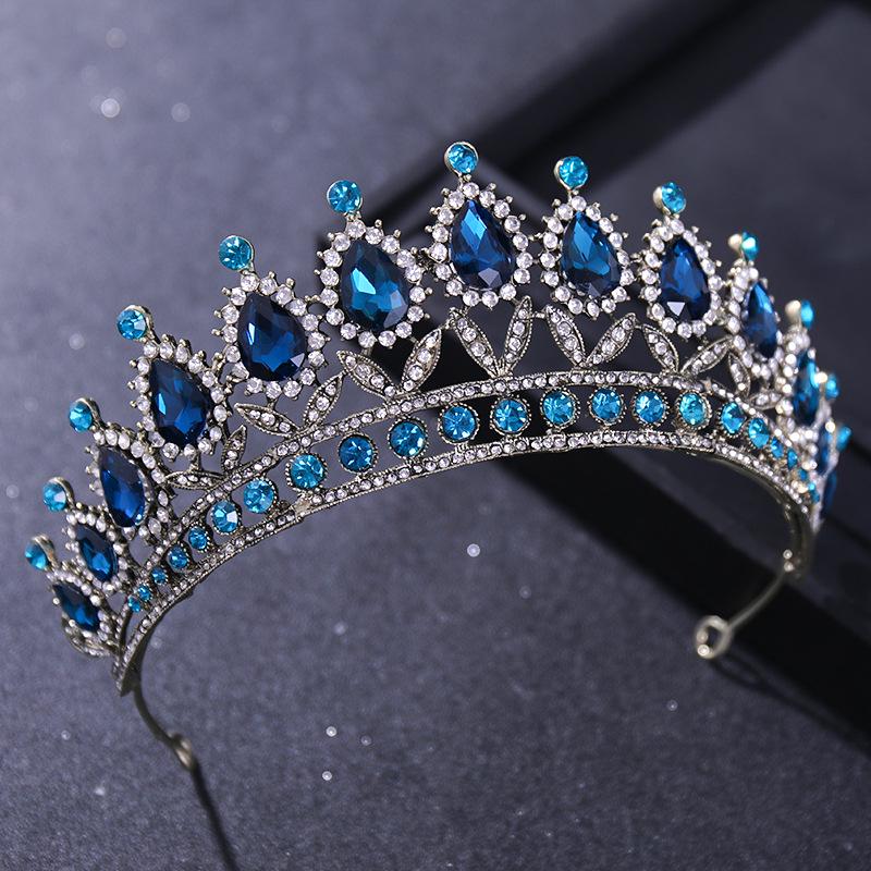 European & American Bridal Crown Headdress - Princess Style Evening Gown Hair Accessories