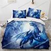 Pterosaur Dragon Soft Bedding Set Single-Twin-Full-Queen-King Size Adult Kid Bedroom Breathable Duvet Cover  Luxury Gift