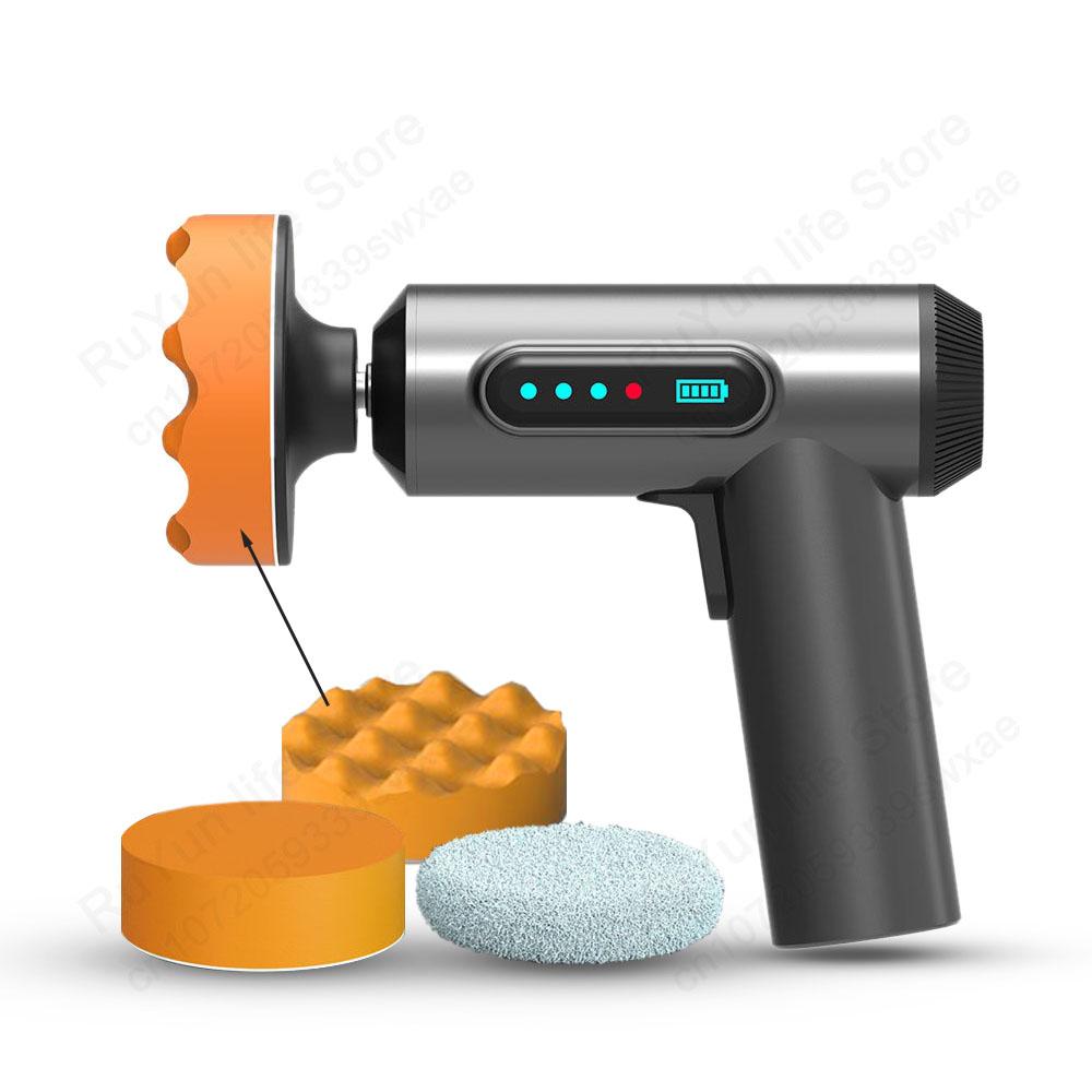 

Машина для полірування автомобіля. Бездротовий цифровий полірувальний пристрій. Ручний електричний набір інструментів для автомобіля.