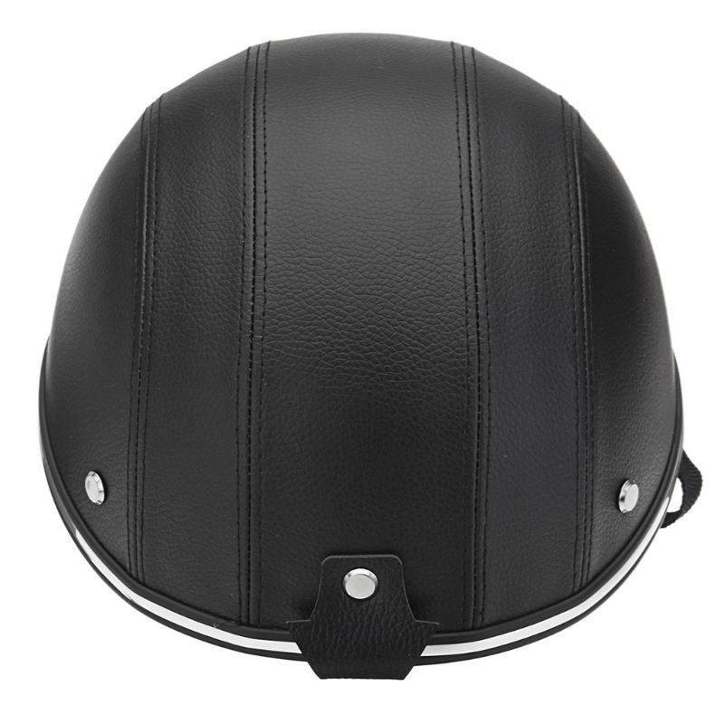 1Pc Open Face Motorbike Retro Motorcycle Helmet Moto Scooter Vintage Half Face Helmet Baseball Hard Hat