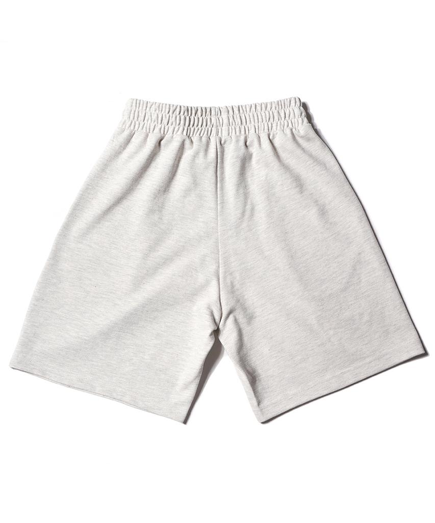 GAKKAI UNIONS One-Pleat Sweat Shorts Oatmeal