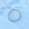 925 Sterling Silver Seawater Pearl Beaded Adjustable Charm Bracelet Unisex Elegant Luxury Fashion Jewelry Wedding Gift