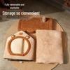 House Cat & Small Dog Winter Teddy House with Detachable, Washable Pet Mat - Warm Four Seasons Enclosed Bed