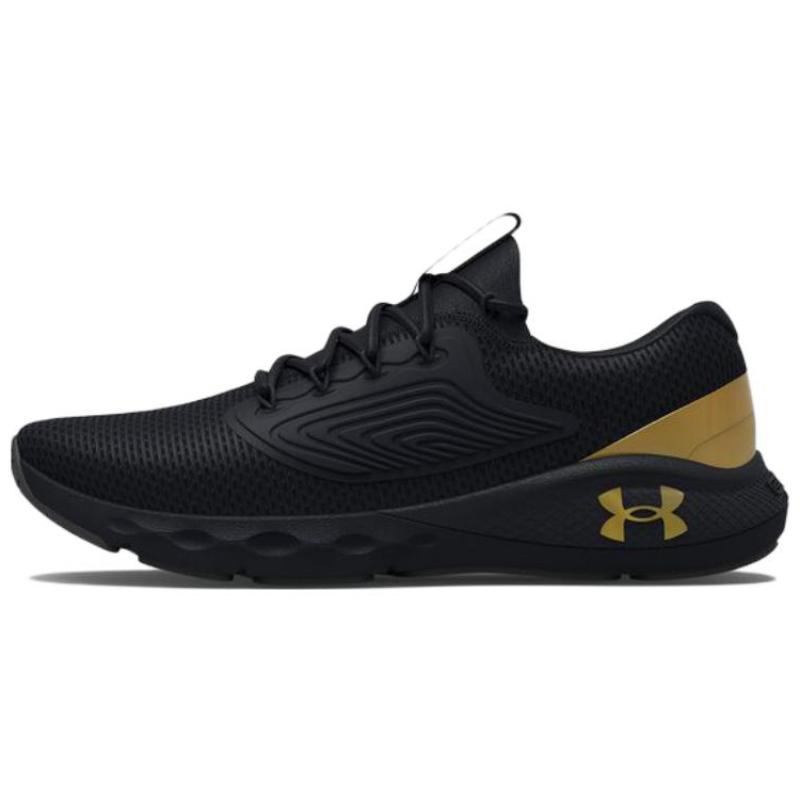 

Under Armour Charged Vantage 2 Black Metallic Gold Sneakers 3025357-001 43