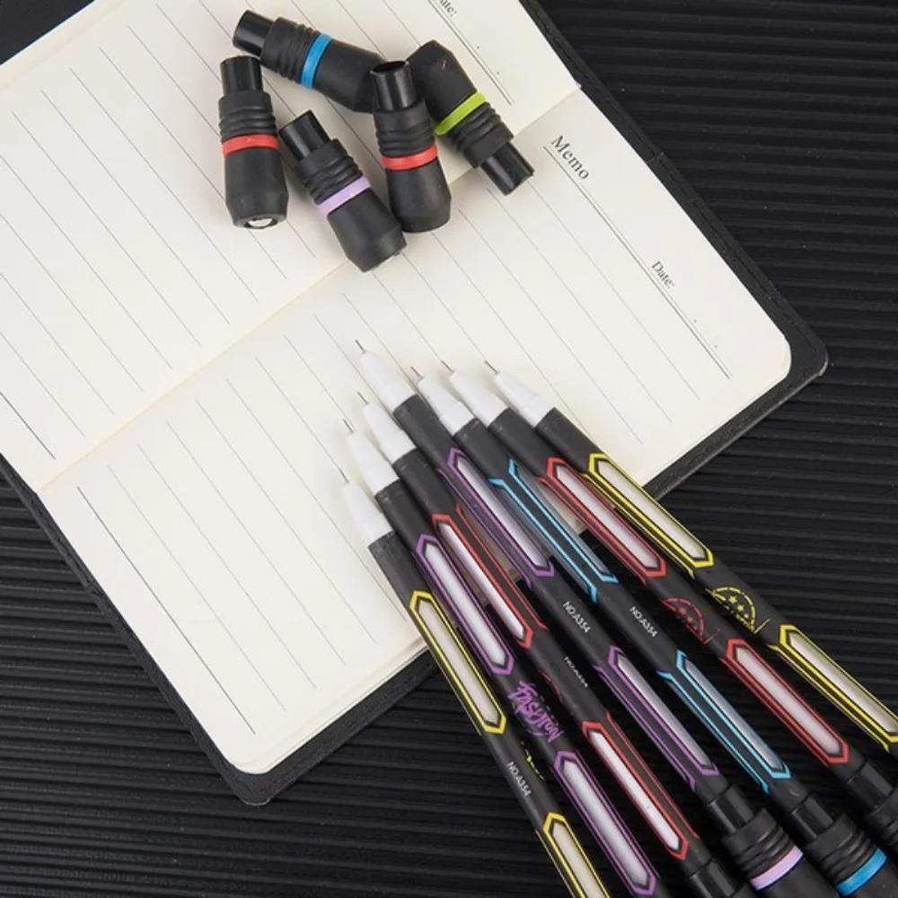 1/4pcs 2-in-1 Fidget Spinner Pen, 0.5mm Ballpoint for Stress Relief & Focus, Anti-Slip Office Desk Toy & Gift for Adults