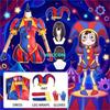 Kostiumy Cosplay Pomni Uniform Clowna Peruki Anime The Amazing Digitol Circus Odzież do Odgrywania Ról Halloween Karnawał Comic Con