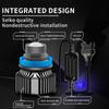 2 Stück LED Nebelscheinwerfer H11 H8 H9 9006 HB4 9005 HB3 H7 Autolampen Auto Front Nebellampe 12V 24V Tagfahrlicht mit Stroboskop