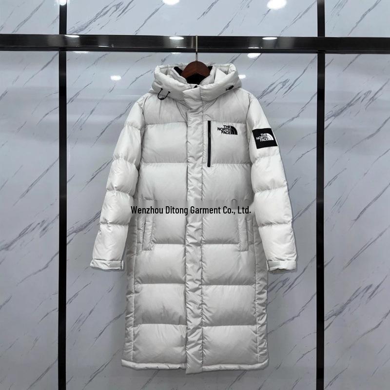 2025 Authentische US Winter Daunenjacke, Unisex, 700er Bauschkraft Weiße Entendaune, Langer Schnitt, Kälteschutz, Warme Pufferjacke
