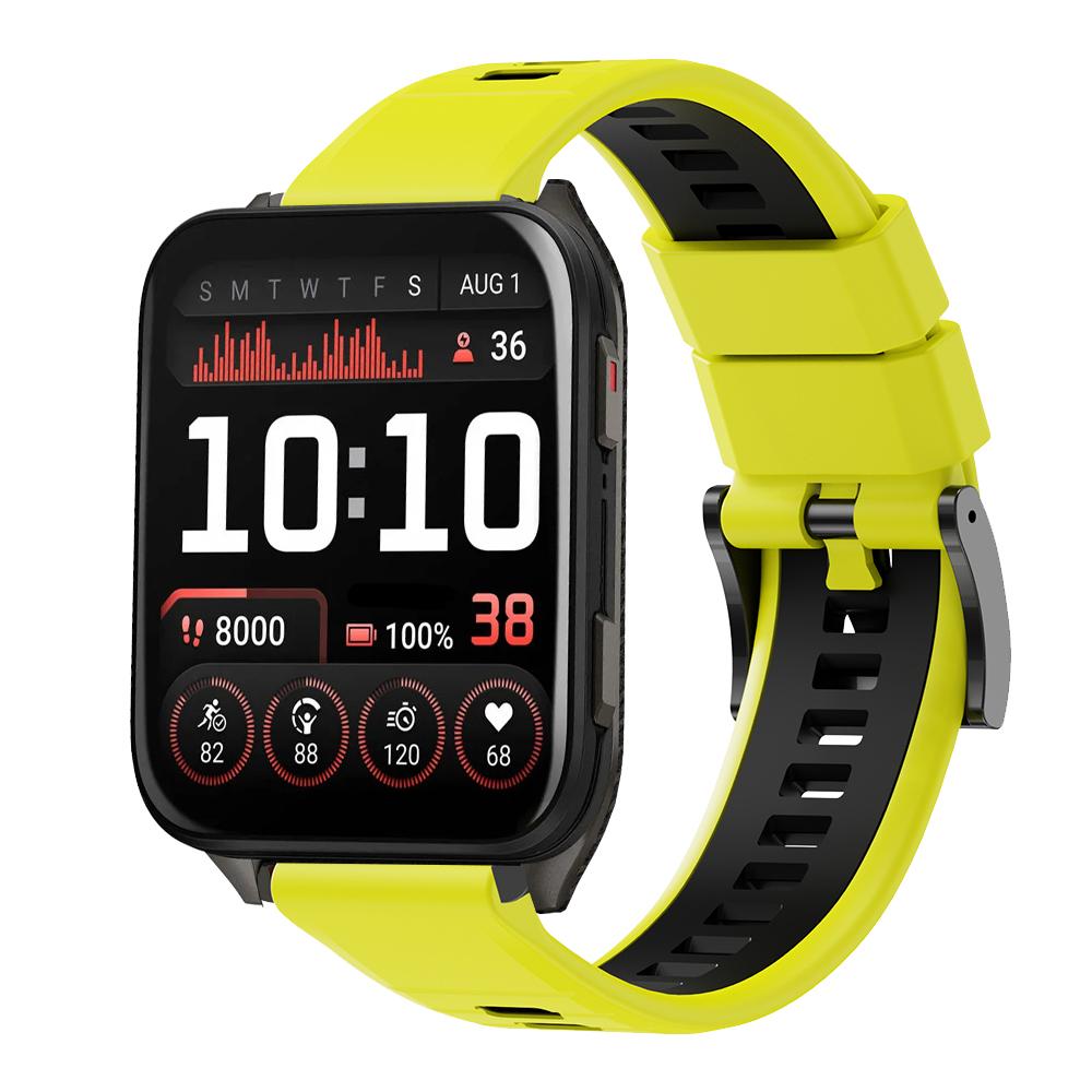 Športový dvojfarebný silikónový 24mm remienok pre Garmin Venu X1 Náramok pre Garmin Venu X1 TicWatch Pro 5 Enduro Remienok na hodinky