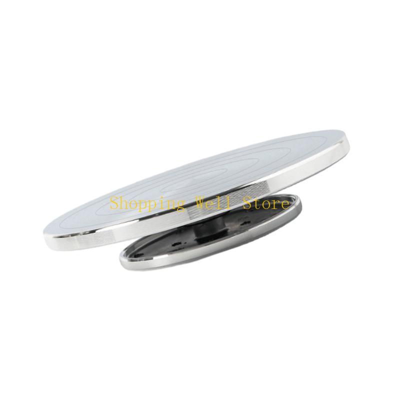 KX4B DIY Ceramics Clay Pottery Turntable Rotating Disc Round Pottery Wheel Clay Sculpture Trimming Spinner DIY Clay Tool Cake