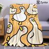 Cartoon Duck Ultra Soft Sherpa Fleece Blanket Fluffy Warm Halloween Cozy Throw for Sofa Couch Bedroom Gift All Season