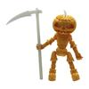 Halloween Pumpkins Skulls Ornaments With Movable Joints And Luminous Garden Holiday Decorations