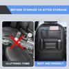 SEAMETAL Car Seat Back Storage Bag Multifunctional Storage Anti-Kick Mat Car Backseat Organizer Protector Pad