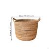 Woven Plant Basket Flower Pots Decorative Large Capacity Holder Storage