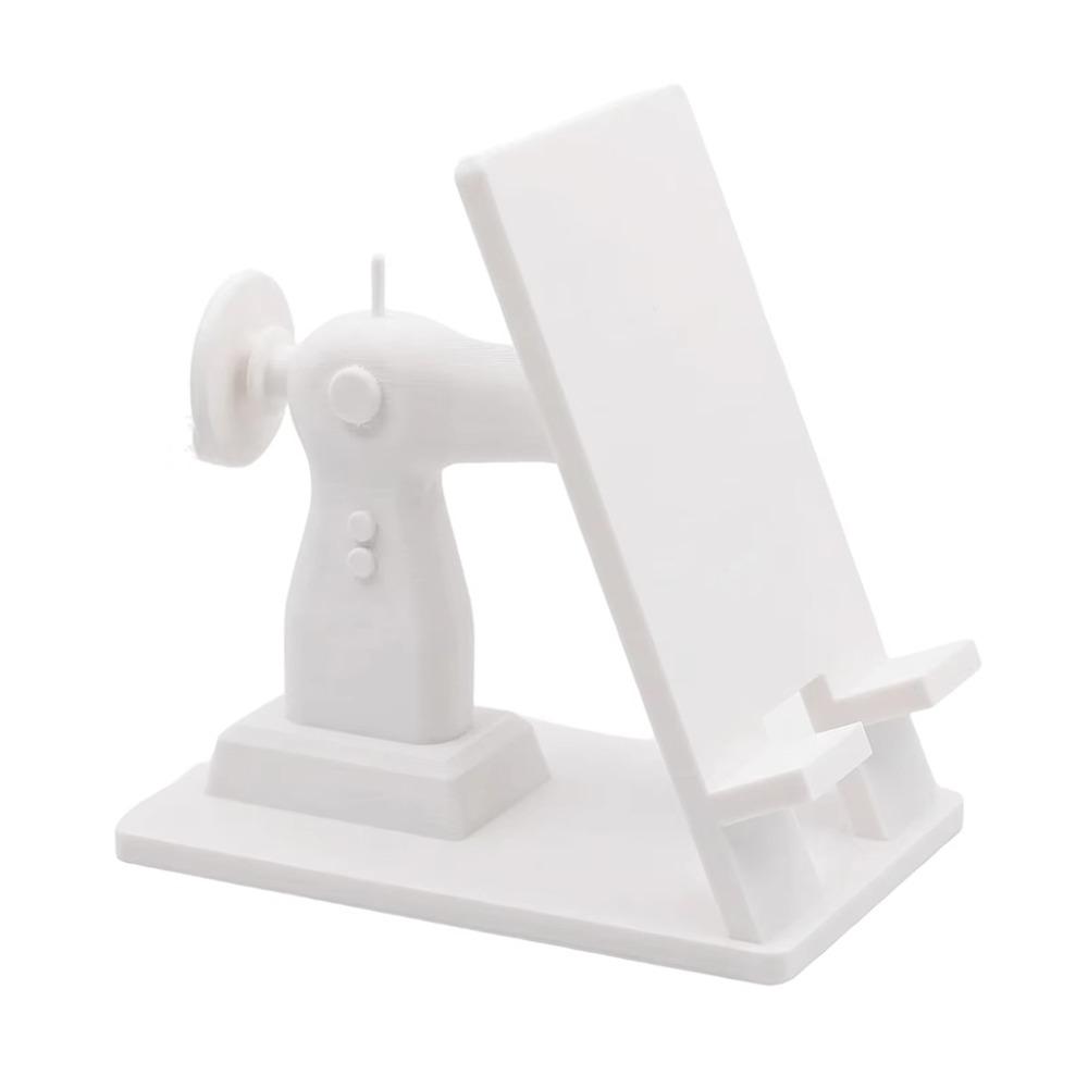 Vintage Nähmaschine Telefonständer 3D-gedruckte Schreibtischdekoration Handyhalter Nähliebhaber Geschenke