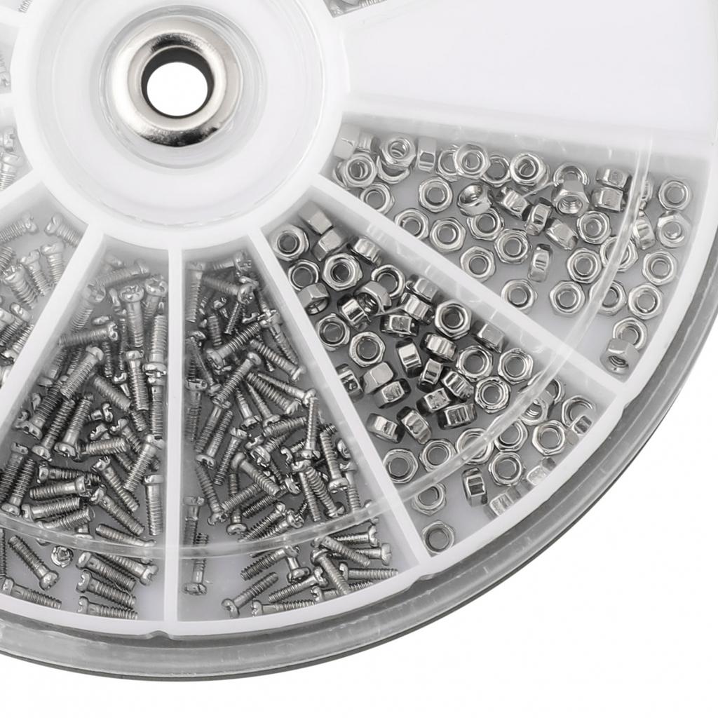 Screws Nuts Kits 600Pcs 64 Grams Assorted Bolts Kits