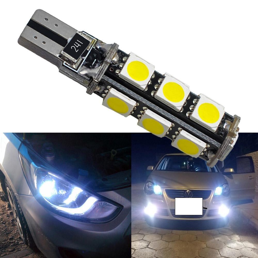 2X T10 W5W 5050 13SMD 9SMD White Interior Lights LED Car Light Wedge Reading Lamp Bulbs Super Bright DC 12V