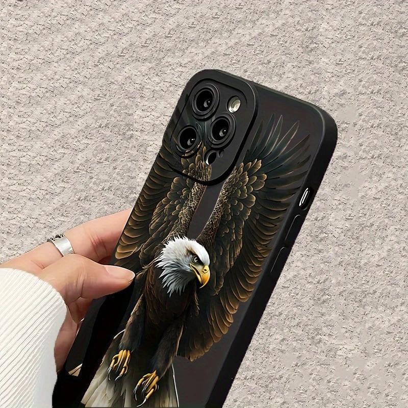 Majestic Bald Eagle in Flight Realistic Art Phone Case for iPhone 17 16 15 14 13 12 11 Series Pro Max Plus