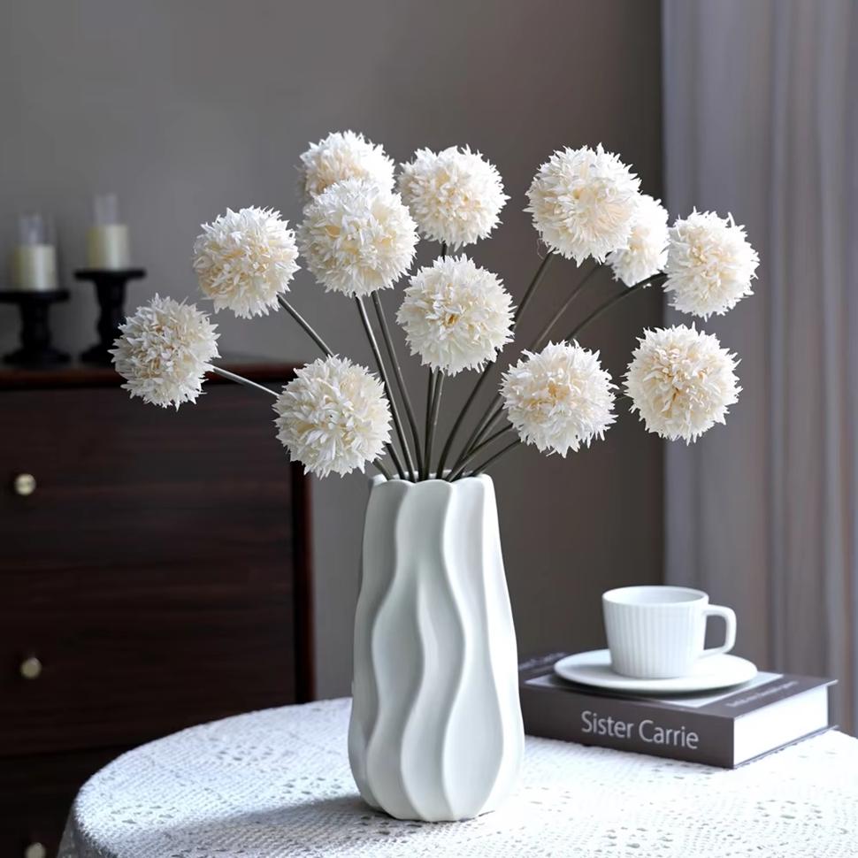 Artificial Silk Flower Chrysanthemum Bride Wedding Home Office Party Outdoor Garden Decoration Wreath Bouquet Diy Gift Accessory