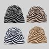 Halloween Knitting Cow Pattern Soft Unisex Hat Adult Outdoors for Ski Cycling