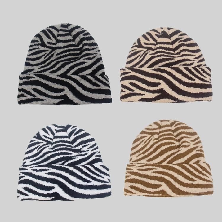 Halloween Knitting Cow Pattern Soft Unisex Hat Adult Outdoors for Ski Cycling