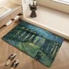Van Gogh Oil Paintings Floor Mat Anti-slip Absorb Water Long Strip Cushion Bedroon Mat Alfombra