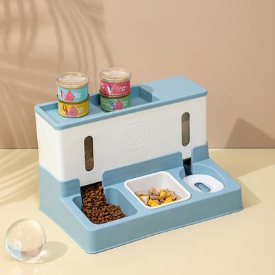 Chaud! Bol d'alimentation pour animaux de compagnie, distributeur d'eau automatique de grande capacité, bol de stockage de nourriture, fournitures pour animaux de compagnie