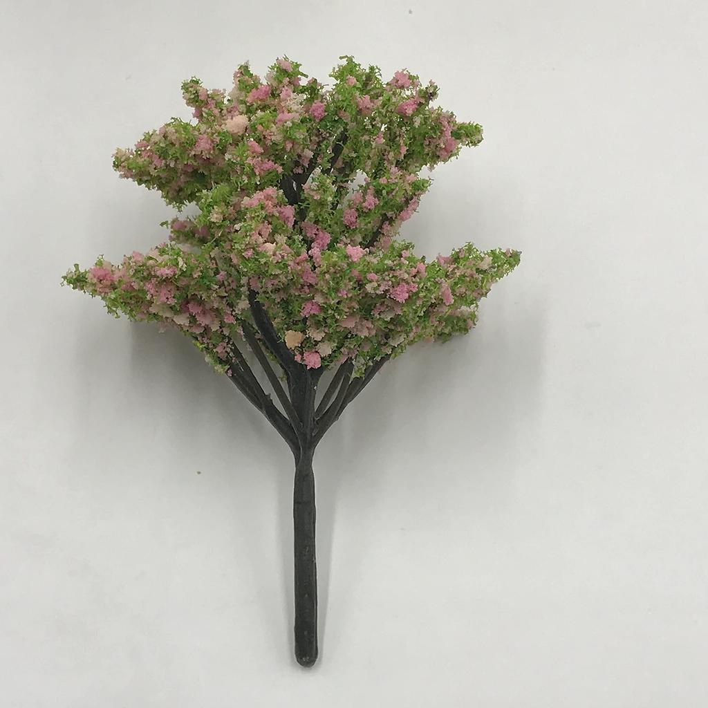 Green Cherry Palm Pine Forest N Architectural Tree Cherry 6 Pieces [DauStage] Blossom, Bamboo, Tree, Willow, Model, Gauge, Diorama, Railway,