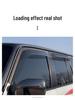 Nissan Patrol Y61 Rain & Sun Visor Window Deflector - Widened & Thickened Car Rainproof Board for Exterior Modification