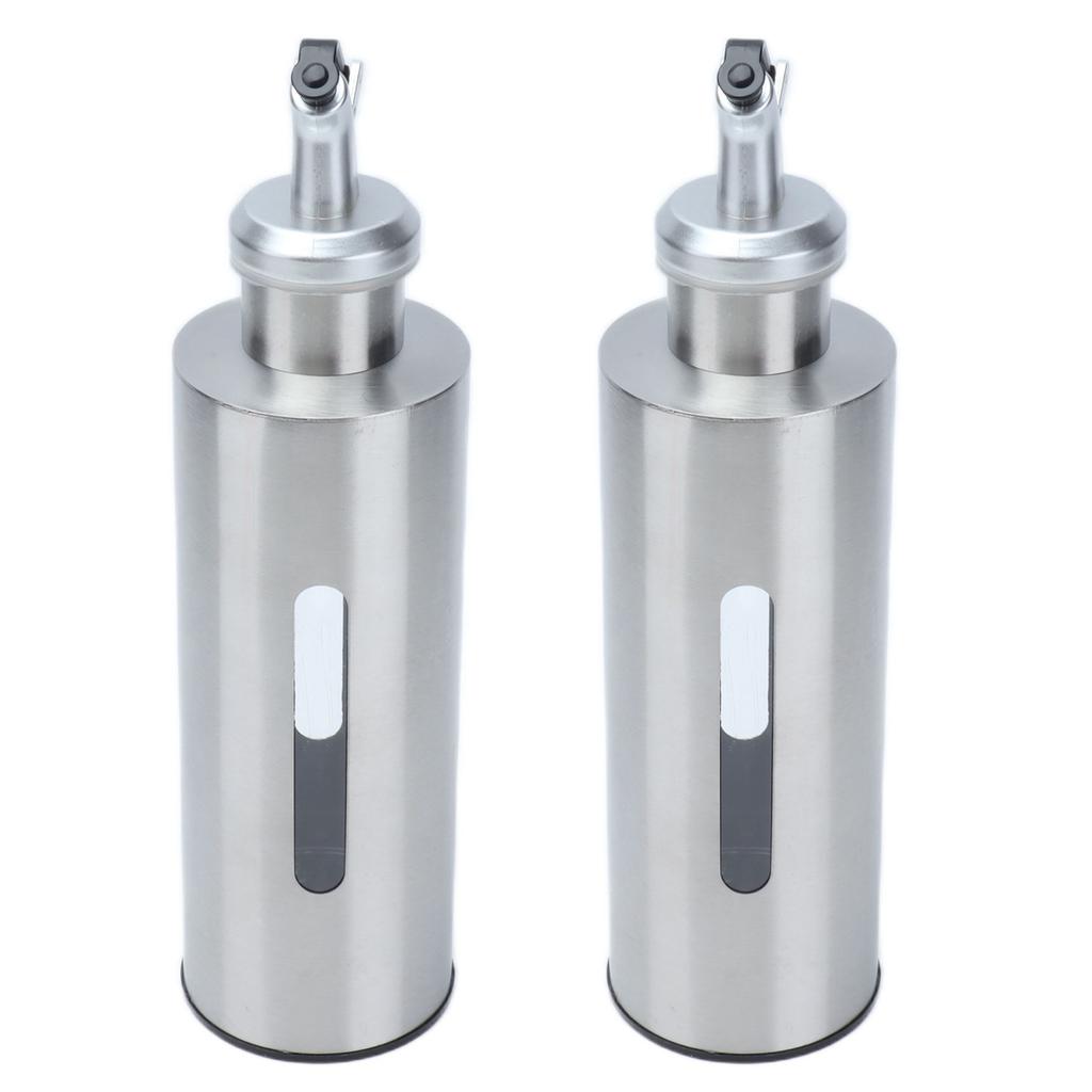 Oil Dispenser Bottle Stainless Steel Easy Refill and Cleaning Modern Olive Oil Dispenser for
