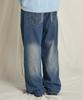 WAIKEI Corduroy Denim Pants Deep Blue