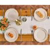 Letjolt White Table Runner 72 Inches Farmhouse Table Runner Slub Texture Cotton Linen Table Decor Rustic Home Table Decoration Wedding Reception
