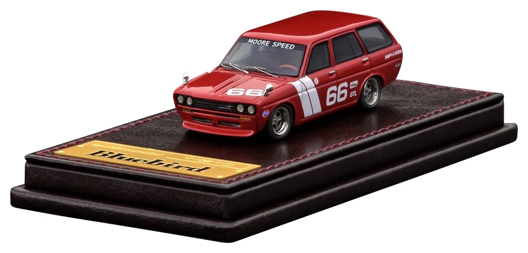 

модель зажигания Datsun Bluebird Wagon Red готовый продукт 1/64 (510) красный